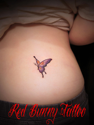 蝶 ワンポイント タトゥー girl tattoo